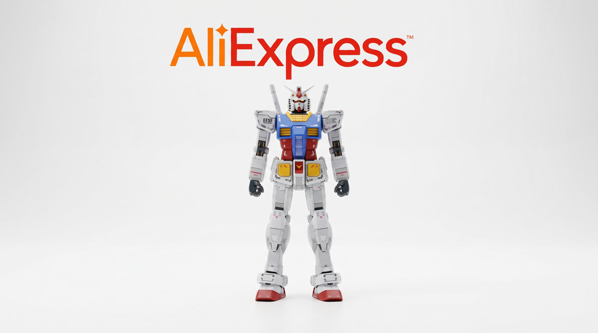 Gundami figuurid ja mudelkomplektid platvormil AliExpress